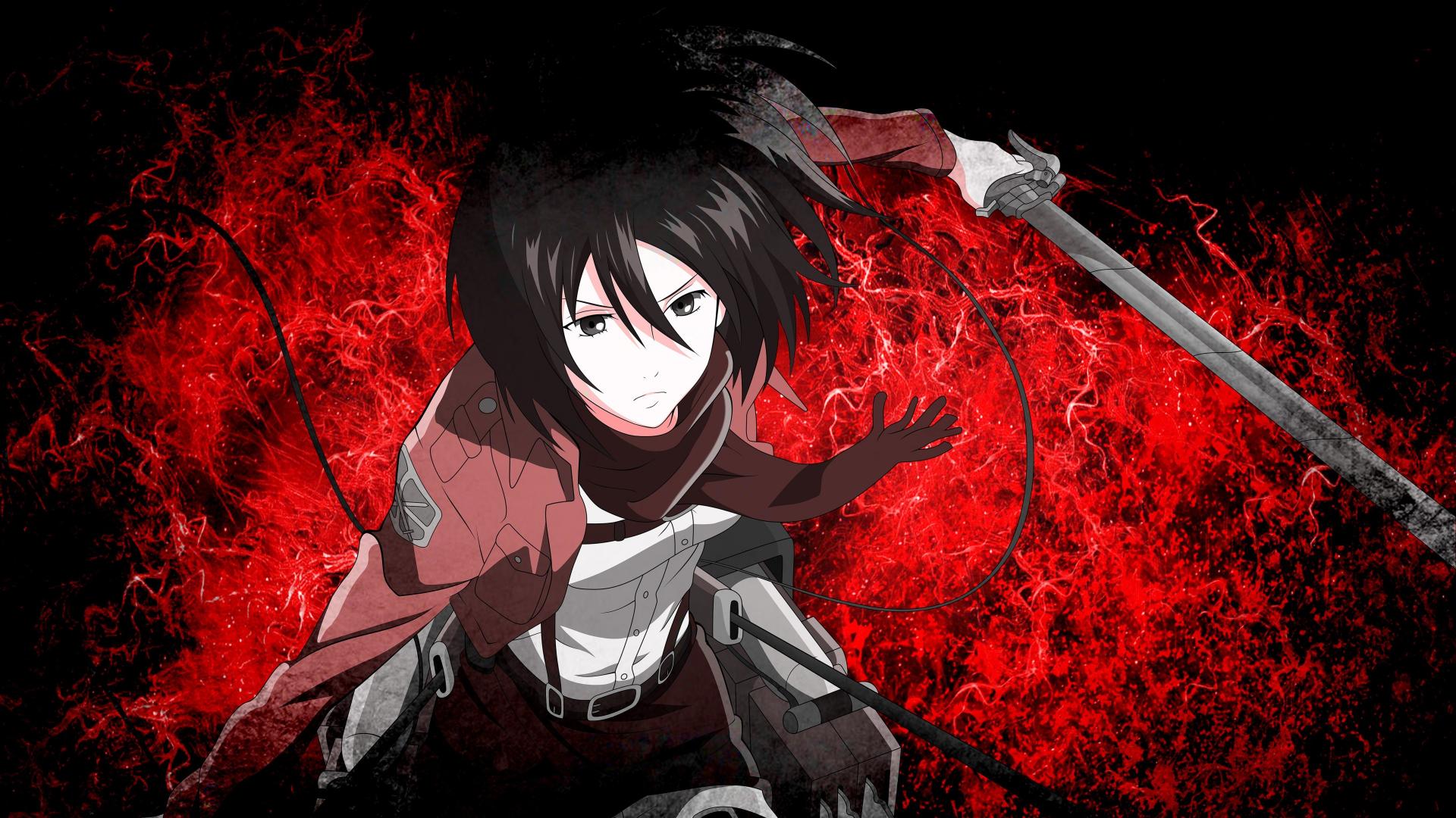 Download Mikasa Ackerman Attack on Titan 5K