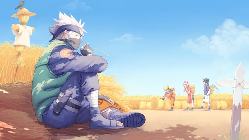 Download Kakashi from Naruto illustration