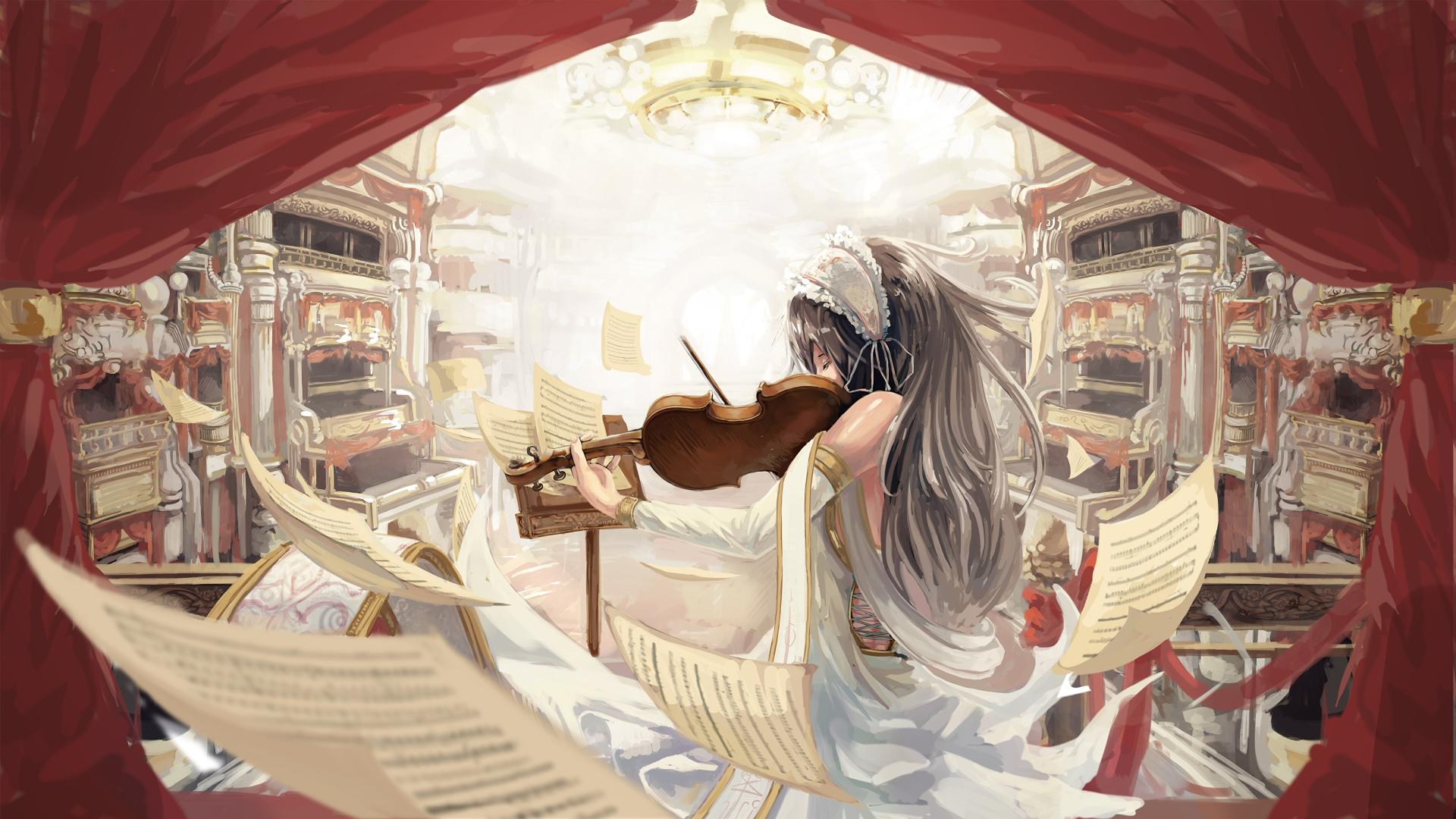 Download Violin Illustration Art Music Video