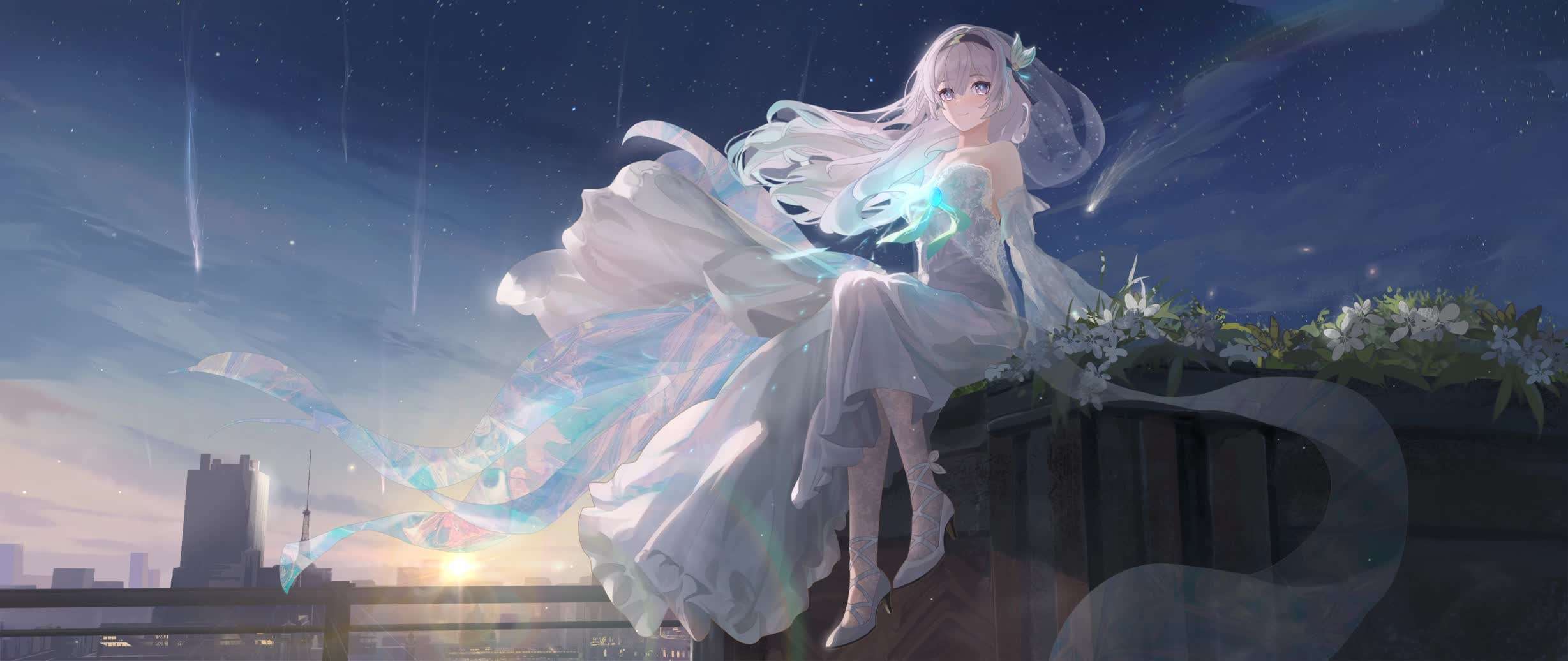 Download Twilight Angel The Enchanting Night Sky