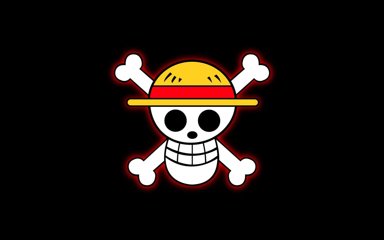 Download anime One Piece skull