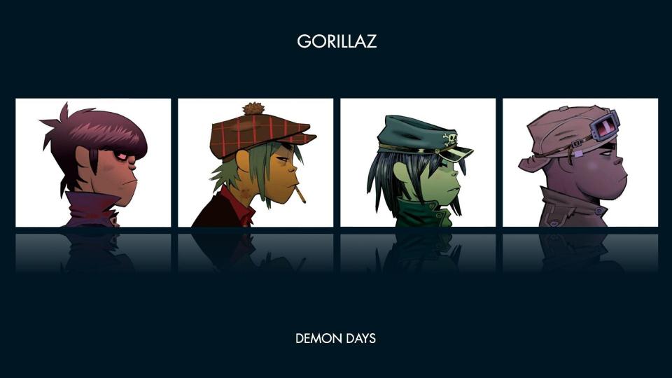 Download Gorillaz photo collage anime